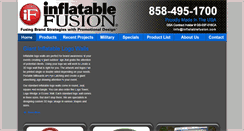 Desktop Screenshot of inflatablelogowall.com